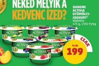 Danone Activia gyümölcs- joghurt 125 g