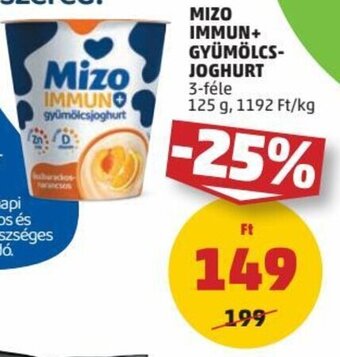 PENNY Mizo Immun+ gyümölcs- joghurt 125 g ajánlat