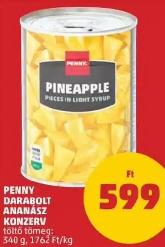 PENNY Penny Darabolt ananász konzerv 340 g ajánlat