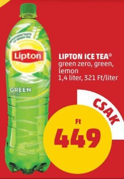 Lipton Ice tea 1,4 l akció az PENNY-nél