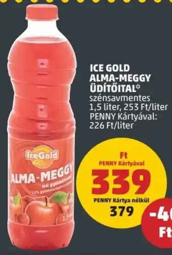PENNY Ice Gold alma-meggy üdítőital 1,5 l ajánlat
