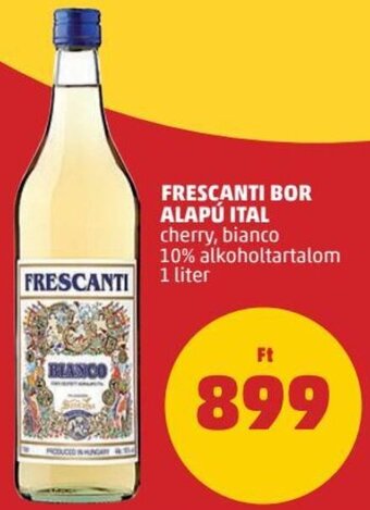 PENNY Frescanti Bor alapú ital 1 l ajánlat