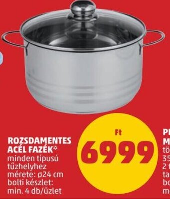 PENNY Rozsdamentes acél fazék 1 db ajánlat