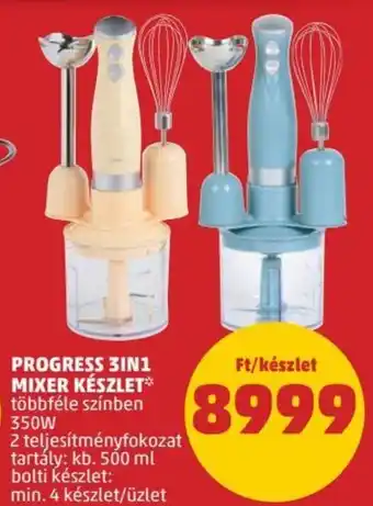 Progress 3in1 mixer készlet