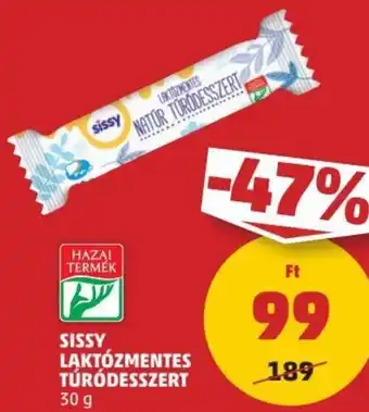 PENNY Sissy Laktózmentes túródesszert 30 g ajánlat
