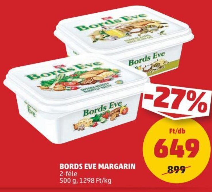 PENNY Bords Eve Margarin 500 g ajánlat