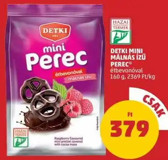 PENNY Detki Mini málnás ízű perec 160 g ajánlat