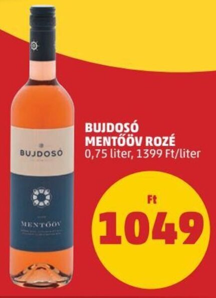 PENNY Bujdosó mentőöv rozé 0,75 l ajánlat