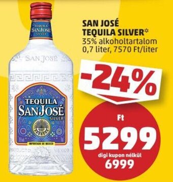 PENNY San José Tequila silver 0,7 l ajánlat