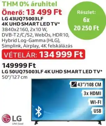 Lg 4k uhd smart led tv 1 db