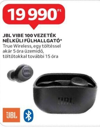 Auchan Jbl Vibe 100 vezeték nélküli fülhallgató 1 db ajánlat