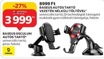 Auchan Baseus Osculum autós tartó 1 db ajánlat