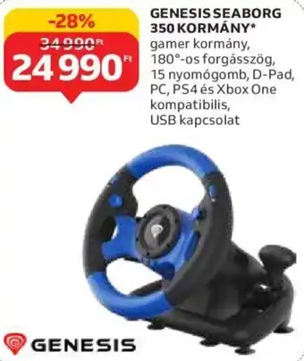 Auchan Genesis Seaborg 350 kormány 1 db ajánlat