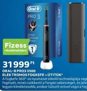 Auchan Oral-B Elektromos fogkefe + útitok 1 db ajánlat