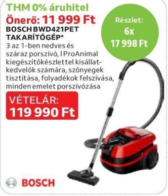 Auchan Bosch Takarítógép 1 db ajánlat