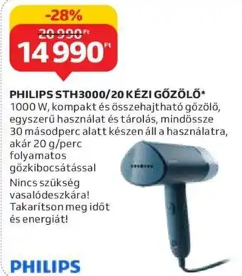 Auchan Philips Kézi gőzölő 1 db ajánlat