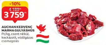 Auchan Auchan kedvenc marha gulyáshús 1 kg ajánlat
