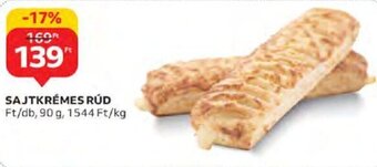 Auchan Sajtkrémes rúd 90 g ajánlat