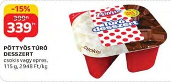 Auchan Pöttyös Túró desszert 115 g ajánlat