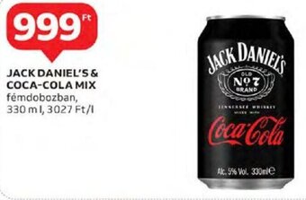 Auchan Jack Daniel's & Coca-Cola mix 330 ml ajánlat