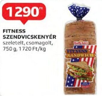 Auchan Fitness Szendvicskenyér 750 g ajánlat