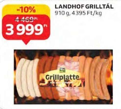 Auchan Landhof Grilltál 910 g ajánlat
