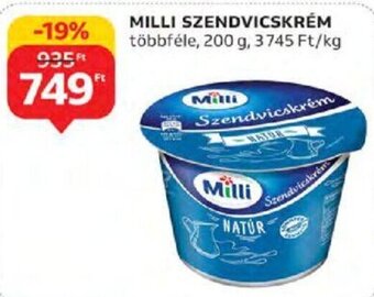 Auchan Milli Szendvicskrém 200 g ajánlat