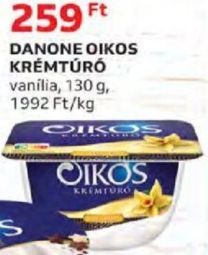 Auchan Danone Oikos krémtúró 130 g ajánlat