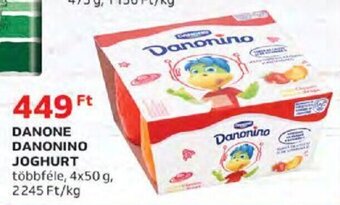 Auchan Danone Danonino joghurt 4 x 50 g ajánlat