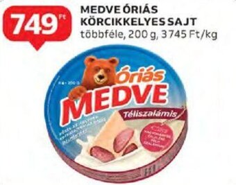 Auchan Medve Óriás körcikkelyes sajt 200 g ajánlat
