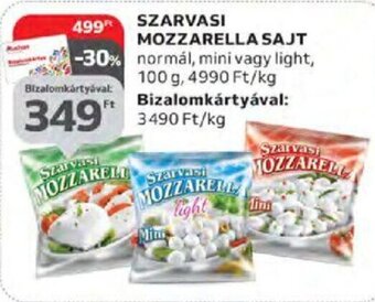 Auchan Szarvasi Mozzarella sajt 100 g ajánlat