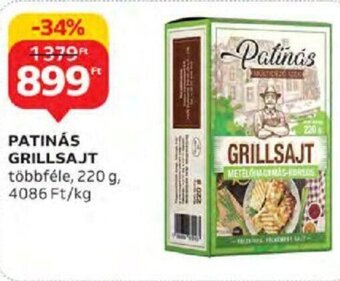 Auchan Patinás Grillsajt 220 g ajánlat