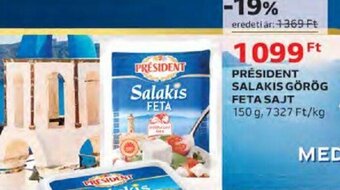 Auchan Président Salakis görög feta sajt 150 g ajánlat