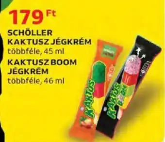 Auchan Schöller Kaktusz jégkrém 45 ml / kaktusz boom jégkrém 46 ml ajánlat