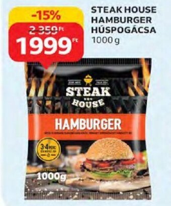 Auchan Steak House Hamburger húspogácsa 1000 g ajánlat
