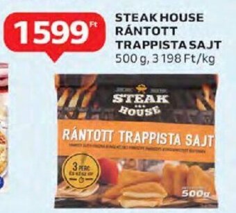Auchan Steak House Rántott trappista sajt 500 g ajánlat