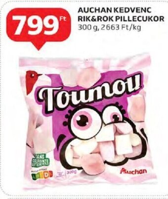 Auchan Auchan kedvenc rik&rok pillecukor 300 g ajánlat