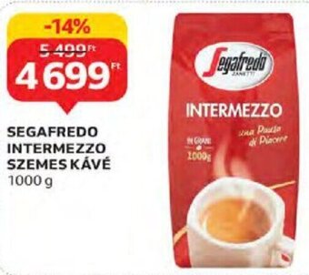 Auchan Segafredo Intermezzo szemes kávé 1000 g ajánlat