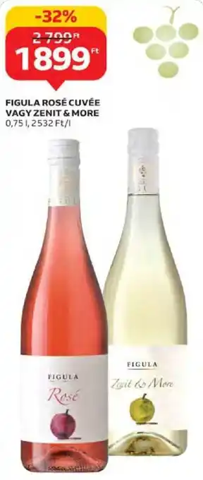 Auchan Figula Rosé cuvée vagy zenit & more 0,75 l ajánlat