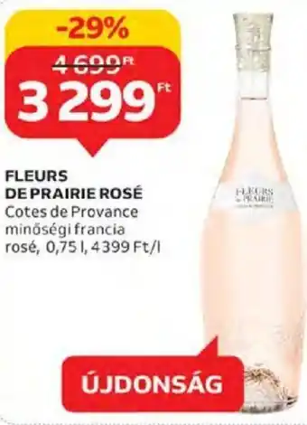 Auchan Fleurs De Prairie rosé 0,75 l ajánlat