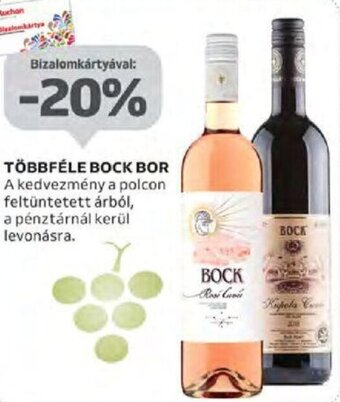 Auchan Többféle Bock bor ajánlat