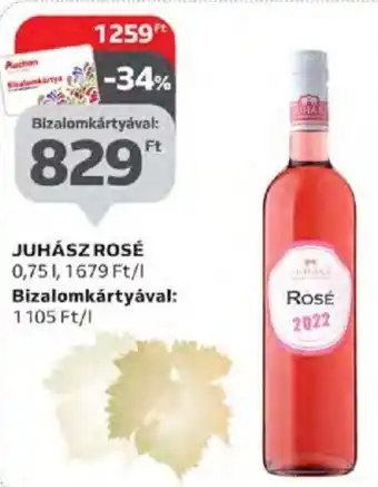 Auchan Juhász Rosé 0,75 l ajánlat