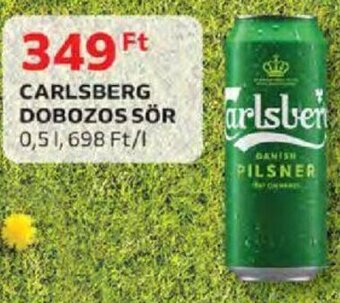 Auchan Carlsberg dobozos sör 0,5 l ajánlat