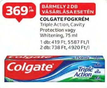 Auchan Colgate Fogkrém 75 ml ajánlat