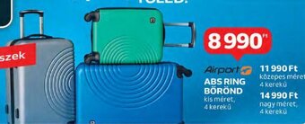 Auchan Airport Abs ring bőrönd 1 db ajánlat