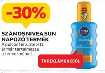 Auchan Számos Nivea sun napozó termék ajánlat
