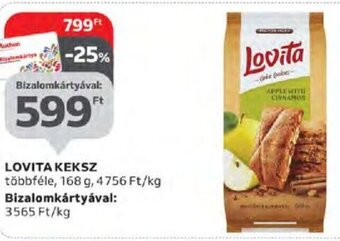 Auchan Lovita keksz 168 g ajánlat
