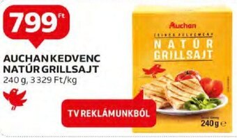 Auchan Auchan kedvenc natúr grillsajt 240 g ajánlat