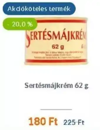 Sertésmájkrém 62 g