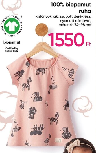 100% biopamut ruha 1 db